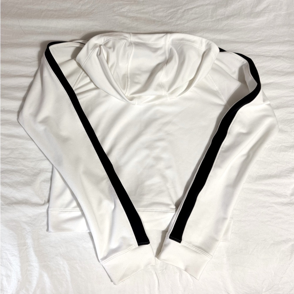 New Balance Black and White Nationals Quarter-Zip Sweatshirt - Picture 5 of 5